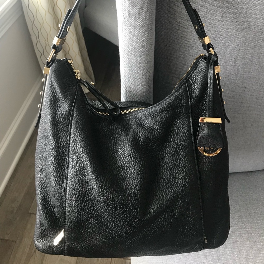 Michael Kors pebbled leather hobo
